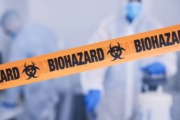 Professional Blood Cleanup technician working in Ponca, AR